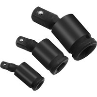 Hand Tools Portable Universal Tools 1/2 3/8 1/4 360 Degree Swivel Knuckle Joint Air Impact Wobble Socket Adapter