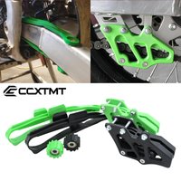 Motorcycle Chain Guide Guard Swingarm Roller Sprocket Protector For Kawasaki KX250F KX450F KLX450R KXF250 KXF450 KX 250F 450F