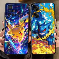 Funda Phone Cover Case for Xiaomi Redmi 14C A1 A2 Plus 12C 9 A3 10 K40 K80 Pro A5 A4 13C Cute Pikachu Pokemon