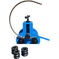 DH-SG Pipe Bender Manual Bench Steel Pipe Bending Kit With Multiple Dies Multi-function Compact Flat Rod Brake Bending Tool