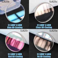 31.5mm*3.5mm Flat Small Chamfer Sapphire Glass Watch Glass Blue/Red/Clear/No AR Coating Fit SKX007 SRPD Parts Replacement