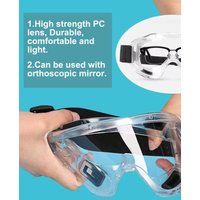 AliExpress karocola Safety Antifog Protective Goggles Safe Anti-Splash Wind-Proof Work Glasses Industrial Research Lab Cycling Riding Clear Goggles