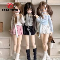 1/6 Off-the-shoulder Top Scarf Flower Bud Skirt for BJD dolls clothes