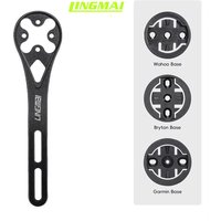 Aluminum Alloy Bike Handlebar Extender Mount Combo - Road Bike Computer Holder & Light Mount for Garmin/Wahoo, Aero Integrated
