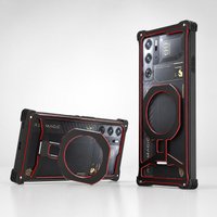 For ZTE Nubia RedMagic 11 Pro 10 Air 10S 9S 8S Case Metal Bumper Frame Stand Shockproof Cover