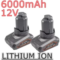 L1240 12V 6000mAh Nagelneu Wiederaufladbarer Lithium-Akku-Ersatz Für Ridgid 12V R82007 R82048 R82049 R82059 Elektrowerkzeuge