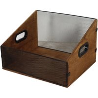 Vinyl Record Storage Sturdy Wooden LP Record Crate for Office Bedroom Albums