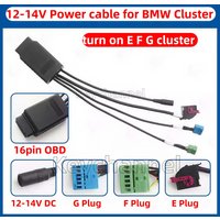 12V-14V Car Cluster Power Cable E60 E87 E90 Dashboard Test Cable F20 F30 Cluster Repair Platform for BMW E F G Chassis Cluster