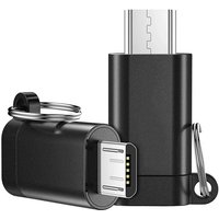 1/2pcs Aluminum Alloy Type C To Micro USB Cable Adapter Charger Data Cable Converter For Xiaomi Huawei Phone