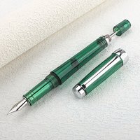 Luxury Quality 013 Fountain Pen Vaccum Filling Spin Transparent EF/F Nib Negative Pressure Ink Color Pen