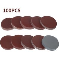100 Stück Schleifscheiben 3 Zoll Schleifpapier 80-3000 Körnung Schleifscheibenpads Schleifpapier Schleifscheibe Schleifwerkzeuge Polierpad-Set
