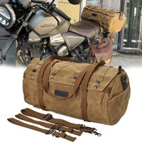Vintage motorcycle backseat bag motorcycle Canvas rear bag Waterproof Universal Travel bag