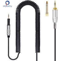 Spring Spiral Coiled Cable for Sennheiser HD569 HD579 HD559 HD 599 HD599 Headphones Cables Upgrade Replacement Cord