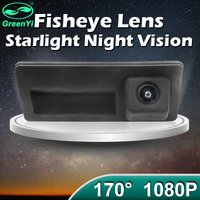 GreenYi 170° 1080P AHD Vehicle Rear View Camera for VW Volkswagen Golf Passat B7 B6 Tiguan Jetta MK6 Audi A3 A4 A5 Q5 A6 B6 car image 4