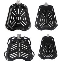 45L/55L/65L/80L/100L Motorcycle Aluminum Rear Luggage tailbox Bracket Plate Trunk Boot Quick Release Base Plate Shelf Holder