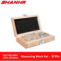 SHANHR 32Pcs/Set 1 Grade 0 Grade Block Gauge Caliper Inspection Block Gauge Measuring Tools