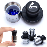 Portable Secret Stash Car Cigarette Lighter Hide Disguise Safe Hollow Pill Box Private Storage Container Safe Hidden StorageCase
