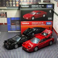 Takara Tomica Premium 08 Ferrari 512 TR Authentic Replica Diecast Car Vintage Supercar Alloy Vehicle Hobby Collectible Ornament