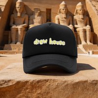 Unisex Drew House Letter Trendy Mesh Baseball Cap, Duckbill Hat for Running, Walking, Camping - Multi-Color Available - Ideal Gi