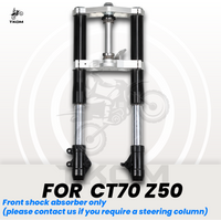 NON Adjustable Inverted Front Fork for Honda DAX CT70 Z50 Front Shock Absorber Suspension Replacement