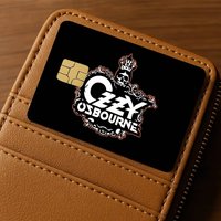 Singer O-Ozzy O-Osbourne-S Card Stickers Waterproof Film skin Cover 4PCS Credit Debit Front Decoration Bank Subway Pass
