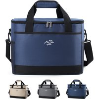 New Portable Large Capacity Picnic Bag Square Outdoor Camping Bag Crossbody Lunch Box Insulated Bag