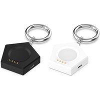 Magnetic Charger Wireless Charging Base with Keychain Type-C/Micro Port for Oneplus Watch2 For OPPO Watch X/4pro/3 Pro/3/2/SE