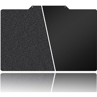 Anycubic 4Max Pro Black Build Plate 240x280mm Strong Adhesion Spring Steel Sheet Double Side can Use Textured/Smooth PEI HeatBed