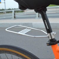 Stainless Steel Bike Rear Rack Lightweight Load-bearing Sturdy Durable Mountain Road Bike Luggage Carrier Bicycle Accessories