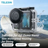 TELESIN 60M Waterproof Case for DJI Osmo Nano Protective Underwater Dive Housing Shell Diving Water Protective dive Case