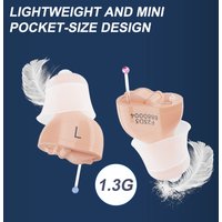 Digital Hearing Aid F23D3 Barely Visible In-Ear High Quality Sound Amplifier Volume Control Hearing Amplifier for Elderly