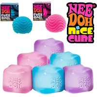 Nee Doh Fuzz Ball Wonder Waves, Juguete Sensorial Texturizado para Aliviar el Estrés, Pelota Antiestrés para Adultos y Niños