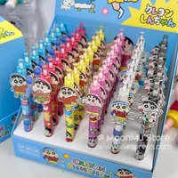 Crayon Shin-chan 24pcs Point Pen Cartoon Ink Gel Pen Ballpoint Pen School Office Student Writing Stationery Supply Girls Gifts