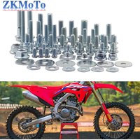 Motorcycles Fairing Fender Screw Bolt Kit Fastener Set For Honda CR CRF 125 150 250 300 350 450 250R 450R 250X 450X 250RX 450RX