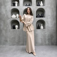 Muslim 2 Piece Set Women Skirt Cardigan Outfits Ramadan Long Skirts Suit Eid Party Arabic Morocco Dubai Coat Top Ensemble