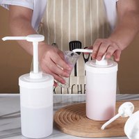 10/15/20/30CC Liquid Dispenser With Scale Coffee Syrup Drip Bottle With Hydraulic Pump Nozzle Head Kitchen Honey Jar Container