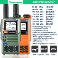 Quansheng Walkie Talkie Long Range Am Fm Communication Two Way Radio Receiver UV K5 Ham Amateur Wireless Set Transceiver K58
