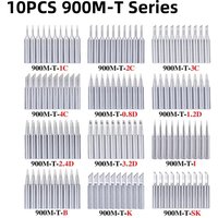 10Pcs/Lot Lead Free Soldering Iron Tip 900M-T Series Welding Sting Head BGA Soldering Station Rework Replacement Accessories