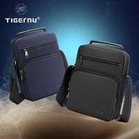 Tigernu hommes sac à bandoulière 9.7 "iPad sac Mini sac à main étanche sacs à bandoulière mâle voyage d'affaires sac à bandoulière pour les adolescents
