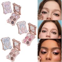 Flower Knows Bunny Garden Eyeshadow Palette Matte Fine Shimmer Pearl Face Palette 6 Colour Glitter Eye Shadow Swan Ballet