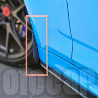oiomotors Dry Carbon Fiber Front Splash Guards Arch Guards Mud Flaps for BMW F90 M5