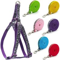 Fashion Small Dog Cat Harness Leash Adjustable Vest Collar Puppy Outdoor Walking Chihuahua Terrier Schnauzer Dogs Accessoires