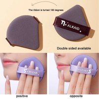 New Hydrophilic polyurethane Round Face Powder Dry and Wet Dual-use Soft Cosmetic Puff Washable Lightweight Makeup Sponge