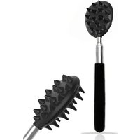 Adjustable Extendable Cactus Back Scratcher with 1 4 and 1 2 Retractable Spikes Heavy Duty PVC Itch Stick Portable Back Massager