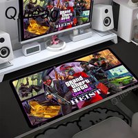Grand Theft Auto Characters Mouse Pad Thick Rubber Base Mouse Mat Smooth Cloth Surface Big Gaming Deskmat for PC Computer Laptop