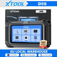 XTOOL D5S OBD2 Scanner Kfz-Diagnosegerät mit 4 Systemen, 16+ Reset-Diensten, FCA Autoauth, CAN FD Protokoll, Auto VIN Scan, volle OBD2-Funktionen, D5 S Mini Code Reader, lebenslange kostenlose Updates