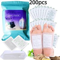 Coussinets pour pieds en bambou, 100/150/200 pièces, avec vitamine C et poudre de gingembre, nettoyage en profondeur, essentiels naturels pour la soins des pieds, cadeau pour les Parents