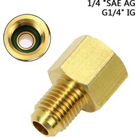 1/4'' SAE AG To G1/4'' IG Nitrogen Regulator Adapter Fittings/Air Conditioning Threaded Fitting For Nitrogen Pressure Reducer