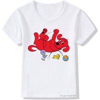 T-Shirt For Boys Funny Clifford Dog Red Dog Cartoon Kids T Shirts Summer girls t shirt Boys Clothes Toddler Tshirt Children Tees