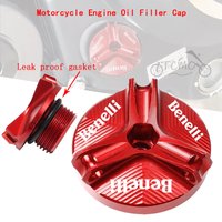 Motorcycle Engine Oil Filler Cap Oil Plug Cover For Benelli Imperiale 400 TRK502 702 251 BN302 TNT 125 250 300 500 Leoncino 500